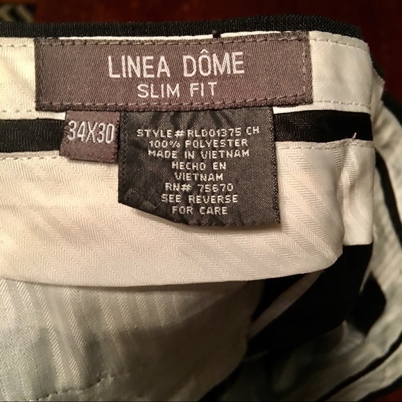 Linea Dome’ Black (Slim Fit) Pants - Picture 2 of 3